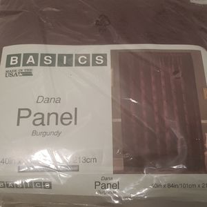 3 qty Burgundy panels 40inx84in